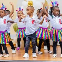 Children performing together at Twinkle Toes